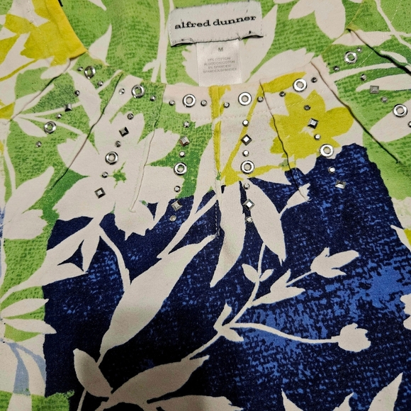 Alfred Dunner 3/4 Sleeve Blouse Top Size Medium - Picture 5 of 5